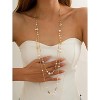 Stackable Layered Necklace for Women, 14K Gold/Silver Plated with CZ Circle Pendant GOLD - 4 of 4