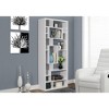 Monarch Specialties Bookshelf Bookcase Etagere 72InchH Office Bedroom Laminate White Contemporary Modern - 2 of 4