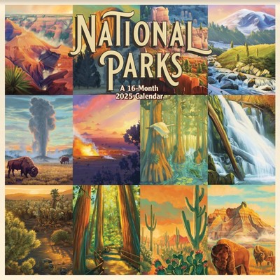 thumbnail image 2 of Decor Logistics National Parks 2026 Wall Calendar - 18x12 Inches, Monthly Nature Scenes 2 of 4
