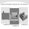 Racxily Linen Upholstered Chair, Comfortable Single Sofa, Soft Cushion Armchair, Lounge Chairs for Living room, Bedroom - 4 of 4