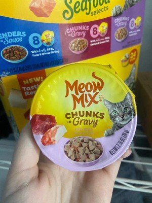 Meow Mix Seafood Selections Wet Cat Food With Shrimp Salmon Crab