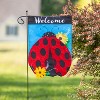 Evergreen Ladybug Welcome Linen Garden Flag 12 x 18 Inches Indoor Outdoor Decor - 2 of 2