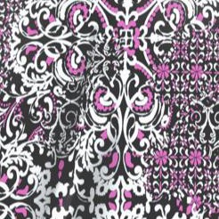 black graphic scroll