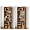 FONTOI Decorative Bookshelf, Open 6-Tier Bookshelf, Floor Standing Bookshelf for Home Office Living Room, Brown, 9.2"*63"*23.8" - 4 of 4