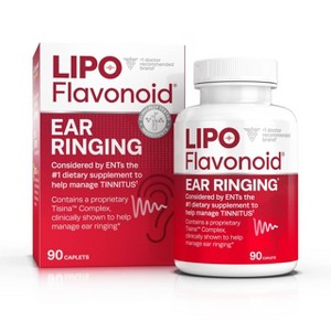 Lipo-Flavonoid Plus Inner Ear Health Supplement Caplets - 90ct - 1 of 4