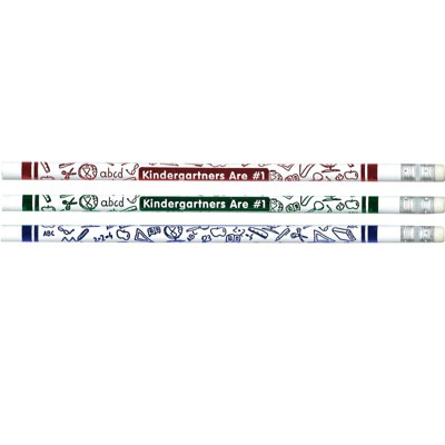 Moon Products Kindergartners Are #1 Pencils, Pack of 12/10 Packs