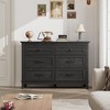 6 Dresser for Bedroom, 47" Wide Drawer Dresser with Storage Freestanding, Wooden Closet Storage Chest - 3 of 4