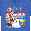 Boys' - Paw Patrol - Skye Marshall Chase Rubble Having Snow Much Fun Short Sleeve Graphic T-Shirt - 2 of 4