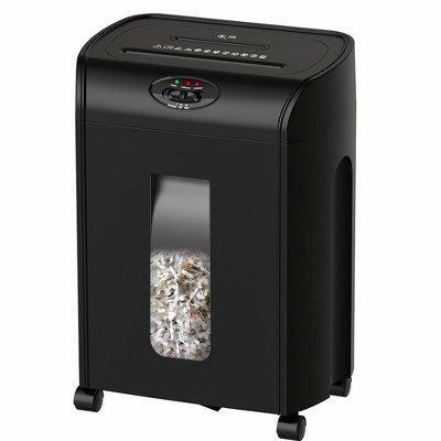 10-Sheet Cross Cut Shredder for Office Home, Paper Shredder with 4.7-Gallon Basket, 3-Mode Micro Cut, Credit Card and Cd Crosscut Shredders