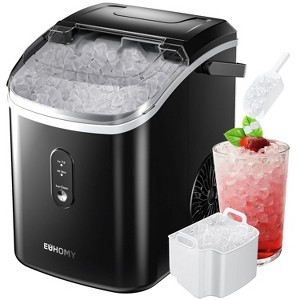 EUHOMY 34 Lbs. Countertop Nugget Ice Maker, Black - 1 of 4