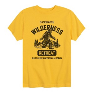 Boys' - Instant Message - Sasquatch Wilderness Retreat Short Sleeve Graphic T-Shirt - 1 of 4