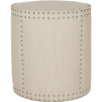 Paula Ottoman with Nail Heads  - Safavieh