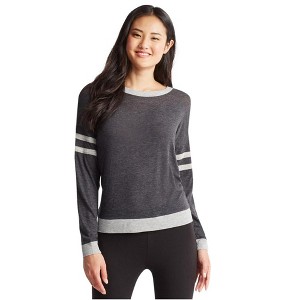 Aeropostale Womens Striped LS Pajama Sweater - 1 of 1