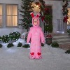 Gemmy Photorealistic Airblown Inflatable Mixed Media Ralphie w/Pink FuzzyPlush Bunny Suit WB - 2 of 3