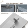 CASAINC 10" Square Shower System with Handheld Spray & Slidebar - 3 of 4