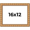 PosterPalooza | 16x12 Modern Bamboo Picture Frame, UV Acrylic, 5 Finishes - 2 of 4