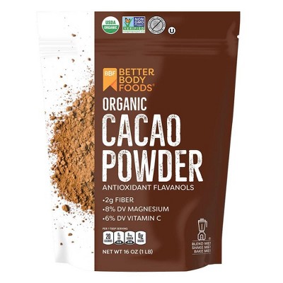 BetterBody Foods Organic Cacao Powder - 16oz