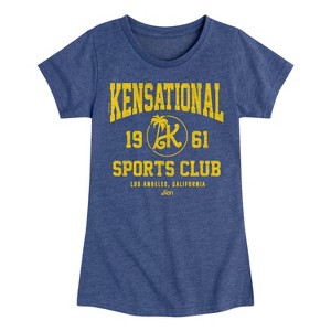 Girls' - Barbie - Kensational Sports Club Fitted Short Sleeve Graphic T-Shirt - 1 of 4