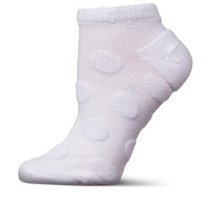 Memoi Women's Terry Dot Low Cut Socks - 1 of 3