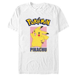 Men's Pokemon Pikachu Portrait T-Shirt - 1 of 4