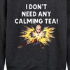 Women's - Avatar: The Last Airbender - Zuko Calming Tea Lightweight French Terry Wide Neck Long Sleeve Shirt - 2 of 4