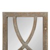 12" x 47" Tolland Wood Panel Wall Mirror Brown - Kate and Laurel - 3 of 4