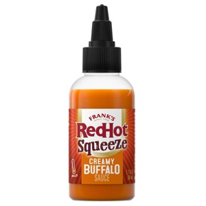 Frank's RedHot Mini Squeeze Creamy Buffalo Hot Sauce - 1.7 fl oz - 1 of 4