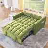 NicBex 54" Loveseat,Modern Pull-Out Velvet Loveseat Sofa with Adjustable Backrest,Convertible Couch for Living Room,Apartment - 3 of 4