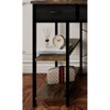 NicBex Home Office Desk 47" L Morden Writing Desk with 7 Drawers, 2 Shelves, Side Storage Pocket, Sockets and Wooden Desktop for Study and Work, Black - 4 of 4