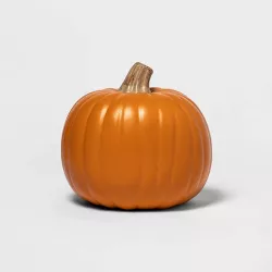 9" Carvable Faux Halloween Pumpkin Orange  - Hyde & EEK! Boutique™
