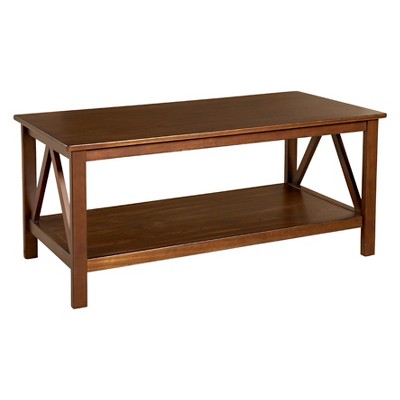 Titian Coffee Table Driftwood Brown - Linon