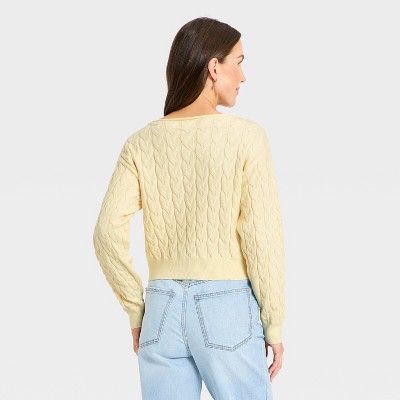 Women’s Cozy Wide Crewneck Love Pullover Sweater – Universal Thread