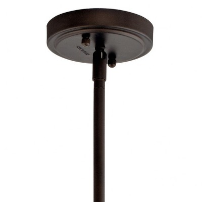 Everly Mini Black Glass Teardrop Pendant Light