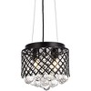 Elegant Lighting Tully 4 lights pendant in black - 3 of 4