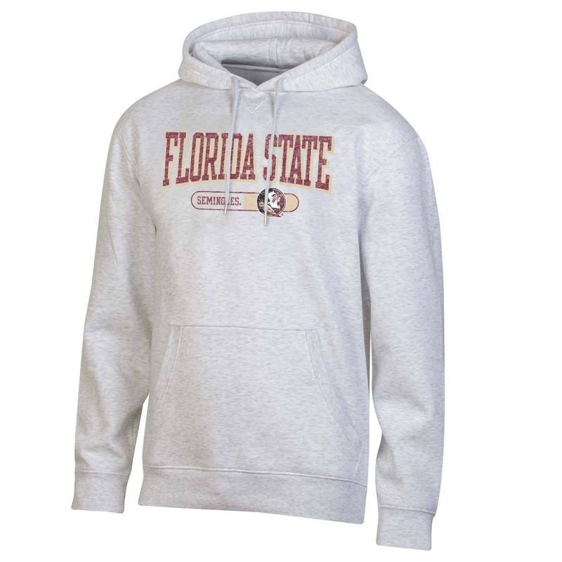 NCAA Florida State Seminoles Gray Fleece Hooded Sweatshirt, 1 of 4