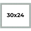 PosterPalooza | Refined Blue Picture Frame - UV Acrylic, Backing Board, Hanging Hardware Included - 2 of 4