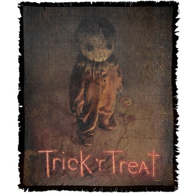 Trick R Treat Poster Blanket 50"x60" Woven Tapestry