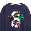 Boys' - Marvel - Avengers Birthday 6 Long Sleeve Graphic T-Shirt - 2 of 4