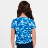 Calypsa Girl's Short Sleeve UPF 50+ Lily Swim Top - 2 of 3