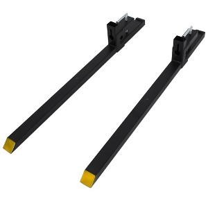 Clamp-on Pallet Forks, Tractor Bucket Pallet Forks, Heavy Duty Front Loader Forks for Skid Steer Tractor - 1 of 4