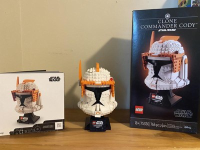 LEGO Star Wars Clone Commander Cody Helmet 75350 Collectible Building Set -  Featuring Authentic Details, Office Decor Display Model for Adults, The