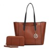 MKF Collection Dinah Light Weight Tote Bag with Wallet by Mia K - 2 of 4