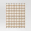 Cozy Woven Check Throw Blanket Neutral - Room Essentials™ - 3 of 4