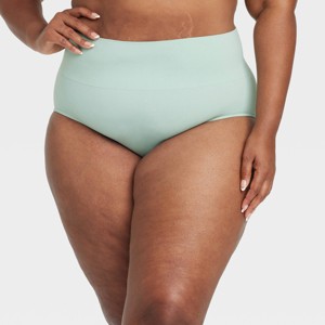 Women's Seamless High Waisted Rise Briefs Underwear - Auden™ - 1 of 3