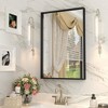 Apmir High-Strength Tempered Glass and Aluminum Alloy Framed French Cleat Mounted Wall Decor Bathroom Vanity Mirror with 5-Year Warranty - 2 of 4