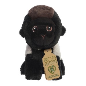 Aurora Eco Nation 5" Gorilla Black Stuffed Animal - 1 of 4