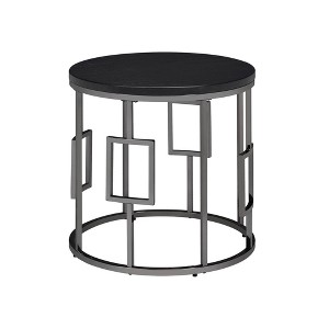 Kendall Round End Table Chrome - Picket House Furnishings, Silver
