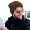NPolar"Unisex Knit Beanie Hat - Winter Slouchy Baggy Skull Cap - 5 Colors for Men & Women"brown - 4 of 4