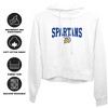 San Jose State University Varsity Cropped Hoodie Pullover Sweatshirt - 3 of 4