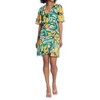 Women's Floral Printed Flutter Sleeve Dress - Maggy London - 2 of 3
